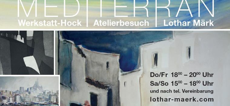 Presseartikel Kulturzeitschrift November 2019 - anläßlich Werkstatt-Hock Mediterran | Lothar Märk